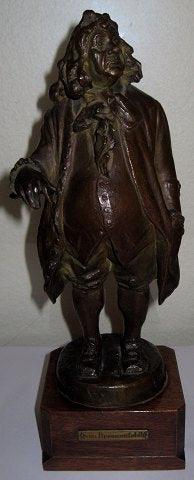 Axel Locher Bronze figur af "von Bremenfeldt" - Danam Antik