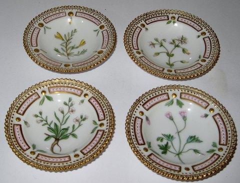 Kongelig Porcelæn Flora Danica Kaviar Tallerken No 3501 - Danam Antik