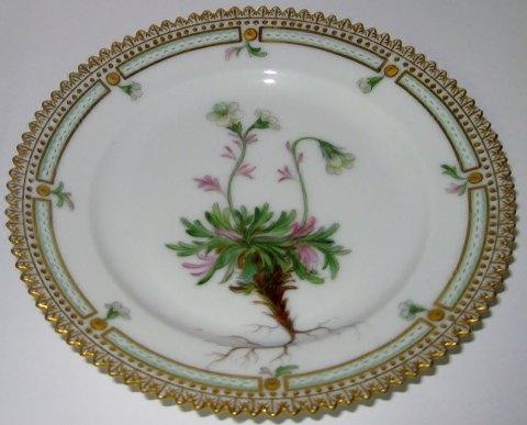 Kgl. Porcelæn Flora Danica Tallerken No 3552 - Danam Antik