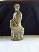 Royal Copenhagen Figur Pige med Hjort No 1531 Vi har 3 varianter på lager - Danam Antik