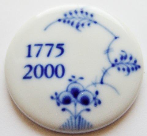 Kgl. Porcelæn Jubilæums Broche 1775-2000 - Danam Antik