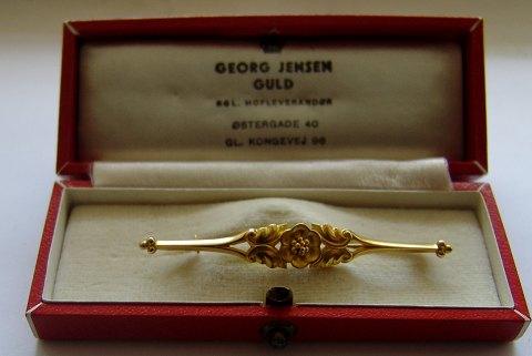 Georg Jensen Broche i 18K guld fra 1933-1944 - Danam Antik