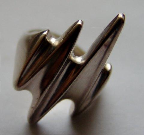 Georg Jensen Moderne Sterling Sølv ring No 125 - Danam Antik