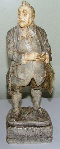 Axel Locher Figur af Oluf Poulsen som Per Degn - Danam Antik