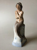 Royal Copenhagen Havfrue på Sten No 1210 - Danam Antik