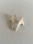 Bent Knudsen Sterling Sølv Øreringe - Danam Antik