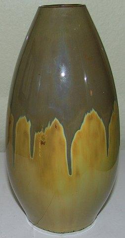 Royal Copenhagen Løbeglasur/Krystalglasur vase af Frederik Ludvigsen - Danam Antik