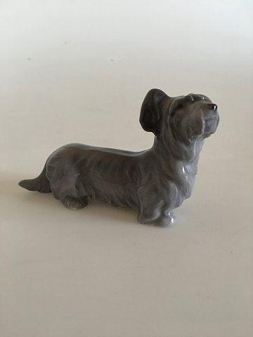 Bing & Grøndahl Figur Hund Skye Terrier No 2137 - Danam Antik