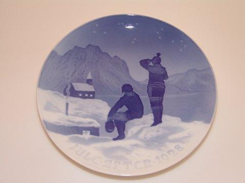 Bing & Grøndahl Juleplatte fra 1928 - Danam Antik
