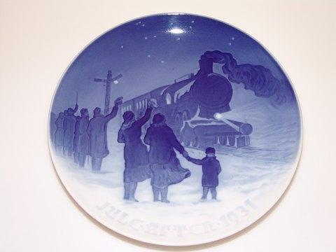 Bing & Grøndahl Juleplatte fra 1931 - Danam Antik