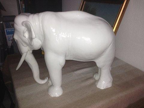 Bing & Grøndahl Figur Gigantisk Elefant No 2065 - Danam Antik