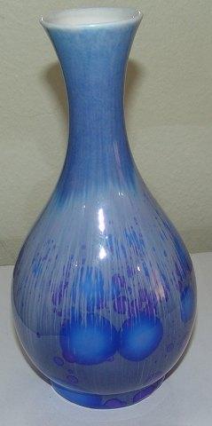 Royal Copenhagen Krystal Glasur Vase af Paul Prochowsky 3-3-1924 - Danam Antik