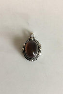 Georg Jensen Årsvedhæng i Sterling Sølv med Rav 1995 - Danam Antik