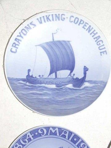 Royal Copenhagen Mindeplatte fra 1924 RC-CM228 - Danam Antik