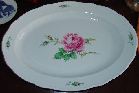 Meissen Porcelæn Stort Servingsfad med Rose Design - Danam Antik
