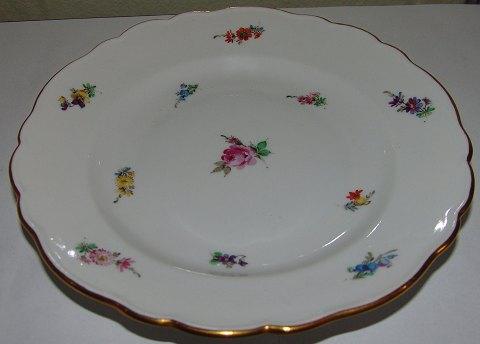 Meissen Porcelæn Frokosttallerken med blomster design - Danam Antik