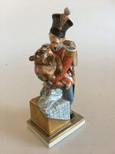 Royal Copenhagen Overglasur Figur Soldat med hund No 1156 - Danam Antik