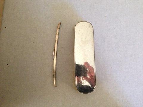 Georg Jensen Sterling Sølv Harald Nielsen Spejl, bøste, håndbøste og kam No 134 - Danam Antik