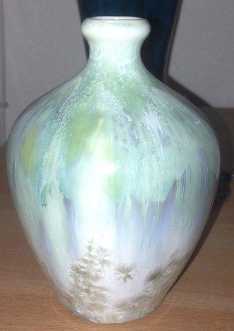 Royal Copenhagen Art Nouveau Krystal Glasur Vase af Valdemar Engelhardt No 682 - Danam Antik
