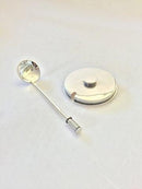 Georg Jensen Sterling Sølv Låg og ske af Sigvard Bernadotte No 710 og No 14 - Danam Antik