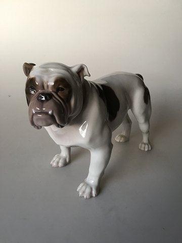 Bing & Grøndahl Figur Engelsk Bulldog No 2110 - Danam Antik