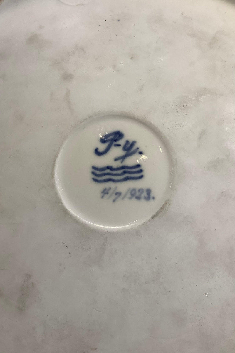 Royal Copenhagen Skål med Isbjørn af Bonnesen, Krystal Glasur af Paul Prochowsky 4 Juli 1923 - Danam Antik