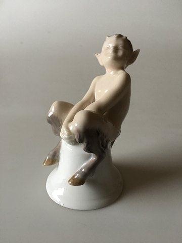 Royal Copenhagen Pan/faun som Klokkestreng No 1208 - Danam Antik