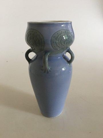 Bing og Grøndahl Unika Vase med 5 håndtag fra bregne - Danam Antik