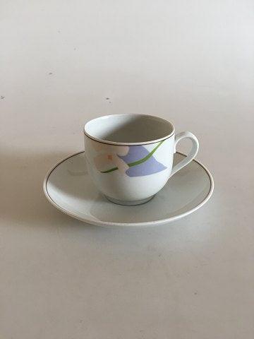 Bing & Grøndahl Blå Orkide kaffe Kop No 305 - Danam Antik