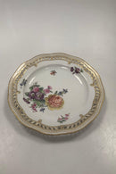 Sæt på 8 Royal Copenhagen Flora Danica Tallerkener med Blomster No 213/3584 - Danam Antik