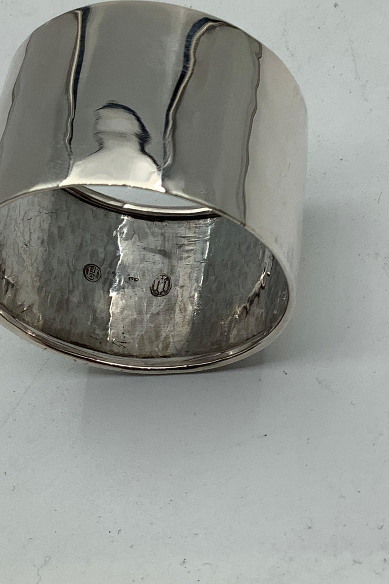 Sølv Servietring med motif a Fransk lilje - Danam Antik