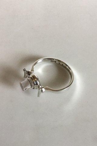 Georg Jensen Sterling Sølv Armbåndsur med Bjergkrystal No 231 - Danam Antik