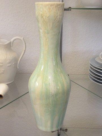 Royal Copenhagen Art Nouveau krystal Glasur Vase af Valdemar Engelhardt i grøn - Danam Antik