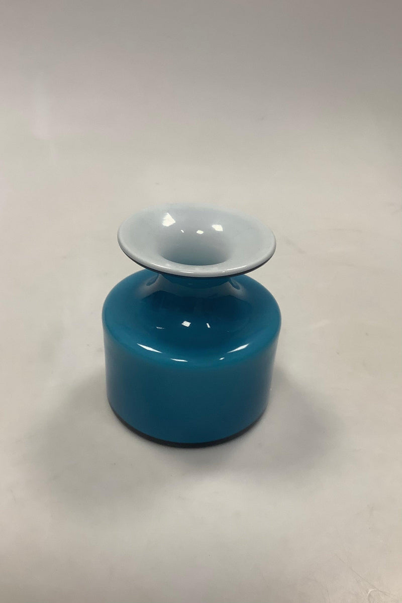 Holmegaard Palet / Carnaby Blå Glas Vase - Danam Antik