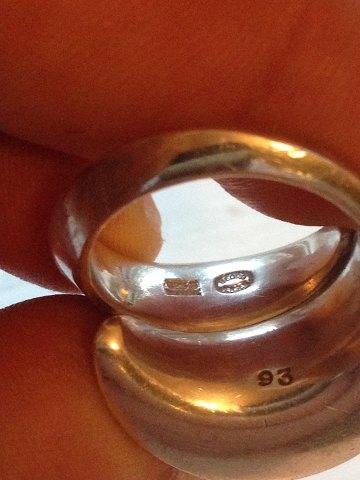Georg Jensen Nanna Ditzel Sterling Sølv Ring No 93 - Danam Antik