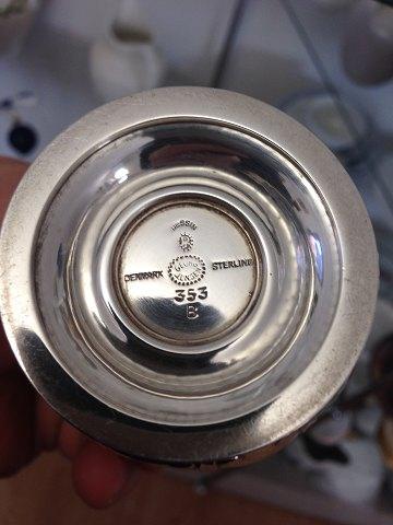 Georg Jensen Sterling Sølv Kaffe sæt med kande, sukkerskål og flødekand No 353C, 353C og 353B - Danam Antik
