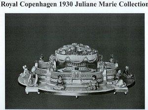 Royal Copenhagen 1930 Juliane Marie Collection bog - Danam Antik