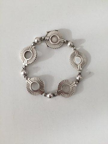 Georg Jensen Sterling Sølv Art Deco Armbånd No 101 - Danam Antik