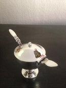 Georg Jensen Kaktus Sterling Sølv Sennepskrukke No 629 - Danam Antik