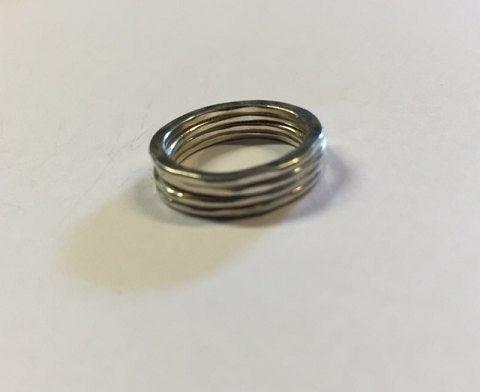 Aage Fausing sølv ringe designet af Rey Urban. - Danam Antik