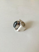 Bent Knudsen Sterling Sølvring No 4 med Hæmatit - Danam Antik