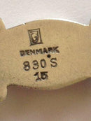 Georg Jensen Sterling Sølv Halskæde med Lapis Lazuli No 15 - Danam Antik