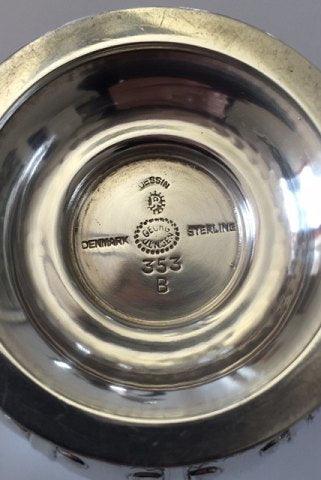 Georg Jensen Sterling Sølv Kaffe sæt med kande, sukkerskål og flødekand No 353C, 353C og 353B - Danam Antik