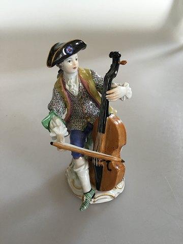 Meissen Mand med Violin Figurine - Danam Antik