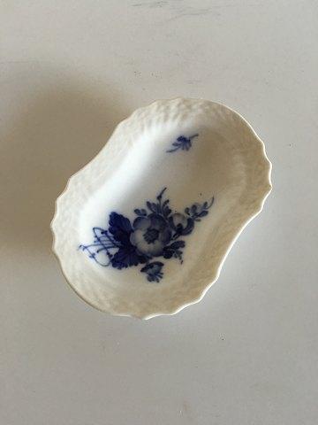 Royal Copenhagen Blå Blomst Svejfet Smør/Kaviar Skål No 1802 - Danam Antik