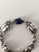 Georg Jensen Sterling Sølv Armbånd med Lapis Lazuli No 11 - Danam Antik