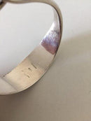 Hans Hansen Sterling Sølv Armbånd med grønne sten - Danam Antik