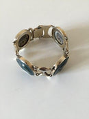Royal Copenhagen A. Dragsted Jais Nielsen Sterling Sølv og Porcelæns armbånd - Danam Antik