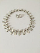 David Andersen Sterling Sølv med Emalje Halskæde og Øreclips - Danam Antik