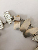 David Andersen Sterling Sølv med Emalje Halskæde og Øreclips - Danam Antik